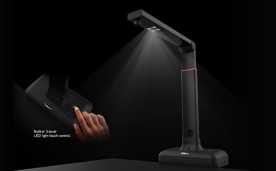 Scanner de livres et documents grand format A2/A3 pour transparents, haute résolution 23 MP, aplatissement automatique et prise en charge multilingue VIISAN-S21 2025